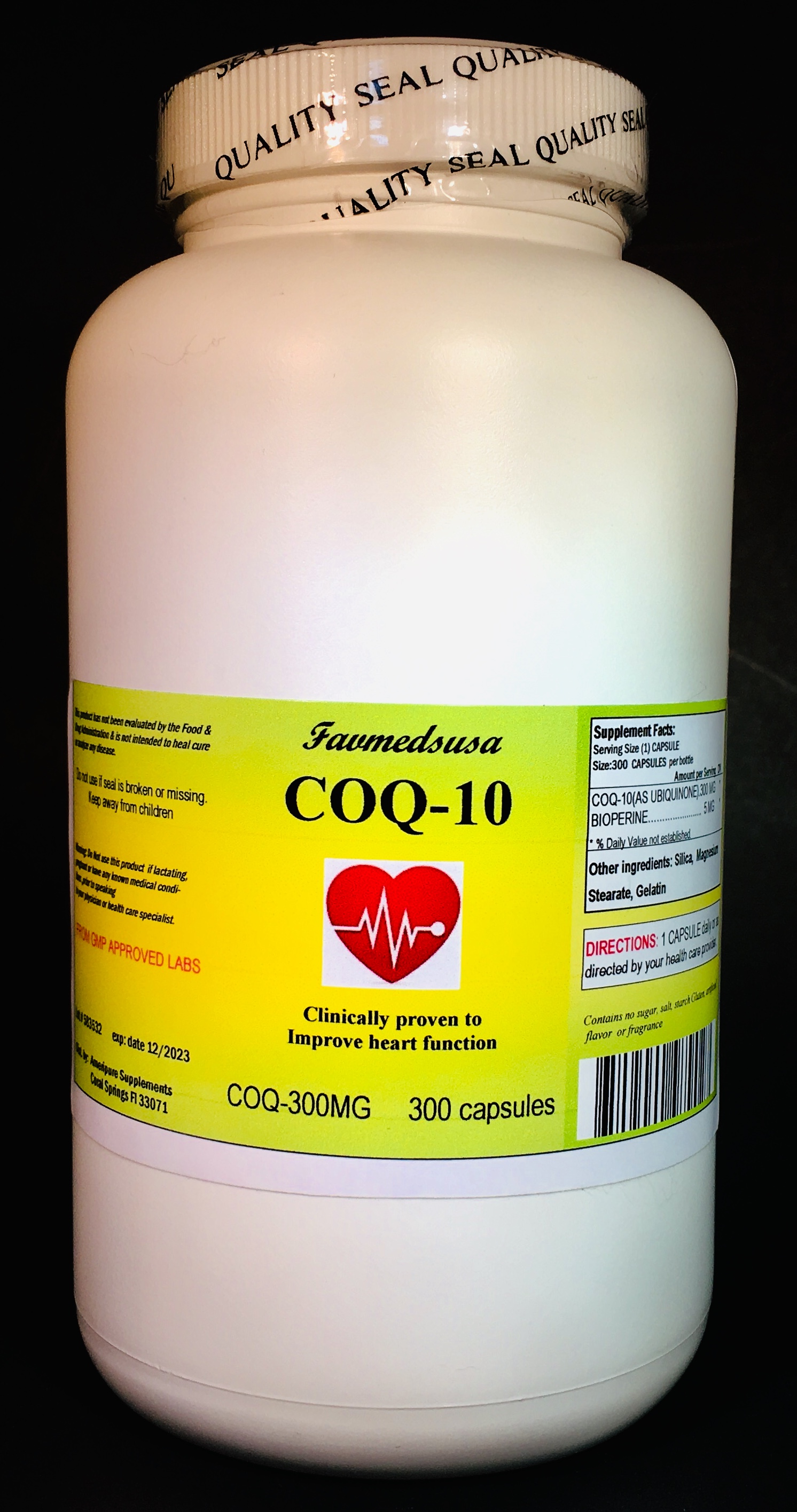 CoQ-10 300mg - 300 capsules